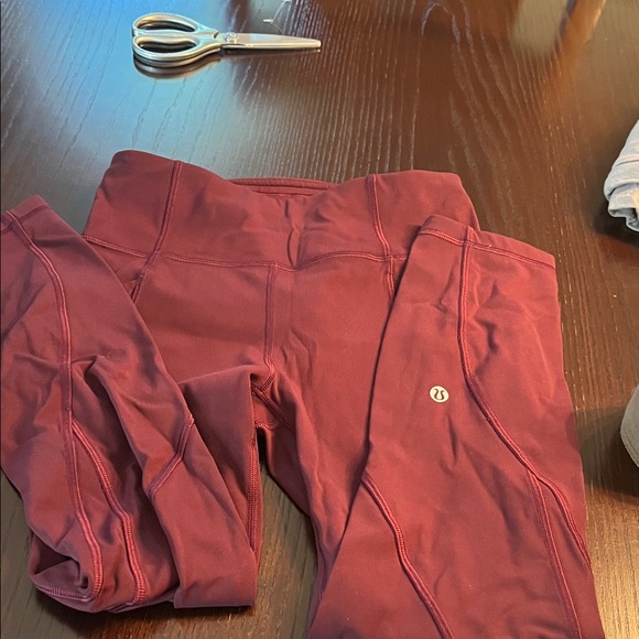 lululemon athletica Pants - lululemon athletica Burgundy Leggings